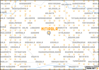 map of Mitipola