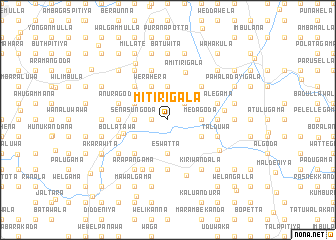 map of Mitirigala
