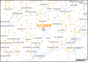 map of Mīt Jābir