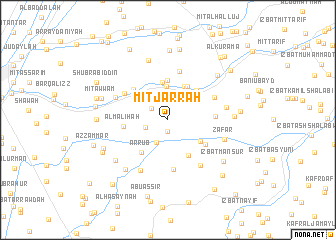 map of Mīt Jarrāḩ