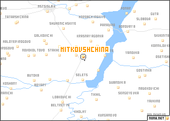 map of Mitʼkovshchina