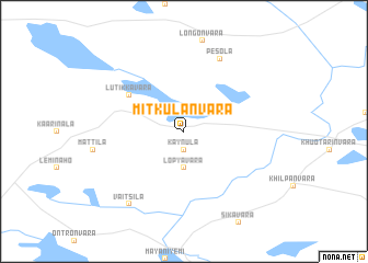 map of Mitkulanvara