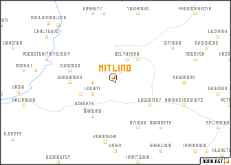 map of Mitlino