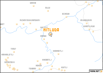 map of Mitluda