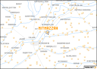 map of Mît Mazzâḥ