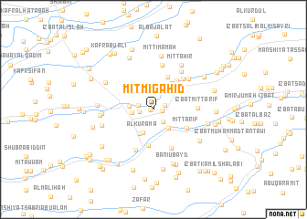 map of Mît Migâhid