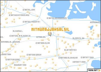 map of Mīt Murajjah Salsīl