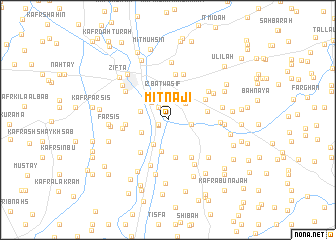 map of Mīt Nājī