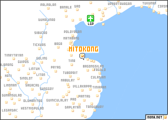 map of Mitokong