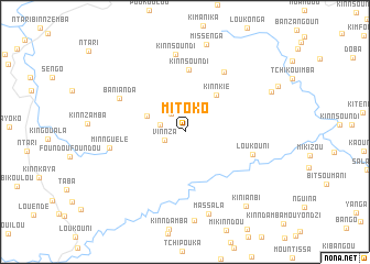 map of Mitoko