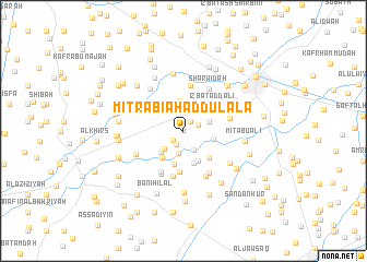 map of Mīt Rabī‘ah ad Dulalā