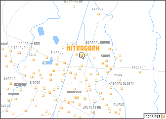 map of Mitragarh