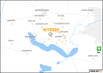 map of Mitrāon