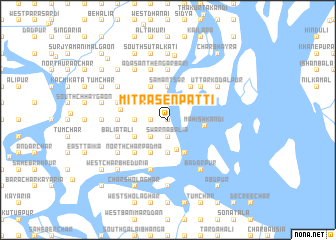 map of Mitrasen Patti