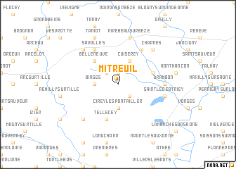 map of Mitreuil