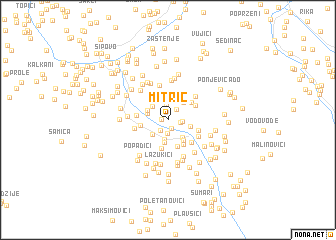 map of Mitrić