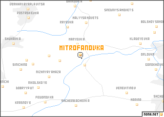 map of Mitrofanovka