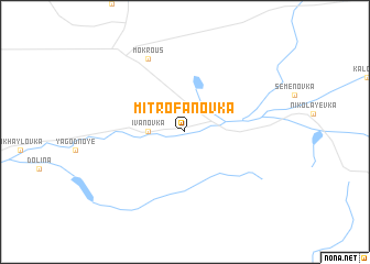 map of Mitrofanovka