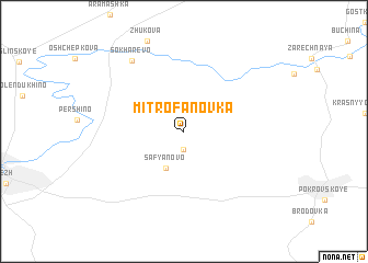 map of Mitrofanovka