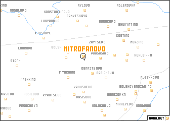 map of Mitrofanovo