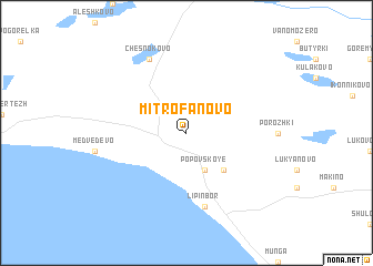 map of Mitrofanovo