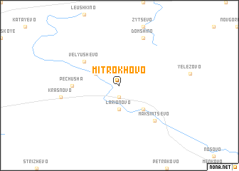 map of Mitrokhovo