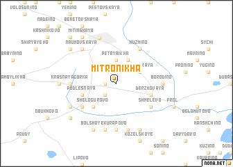 map of Mitronikha