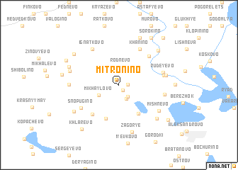 map of Mitronino