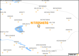 map of Mitrosheno