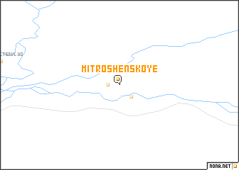 map of Mitroshenskoye