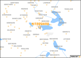 map of Mitroshino