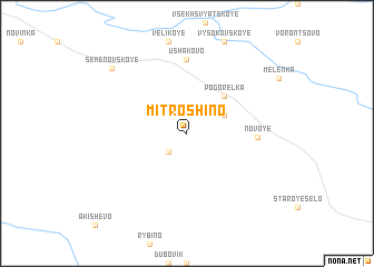 map of Mitroshino