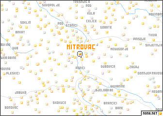 map of (( Mitrovac ))