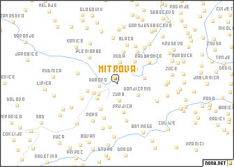 map of Mitrova