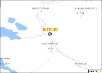 map of Mitrova