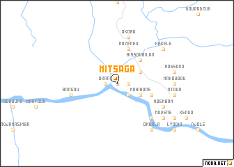 map of Mitsaga