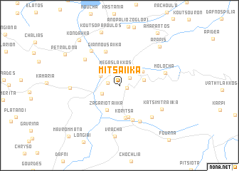 map of Mitsaíika