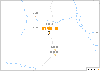 map of Mitshumbi