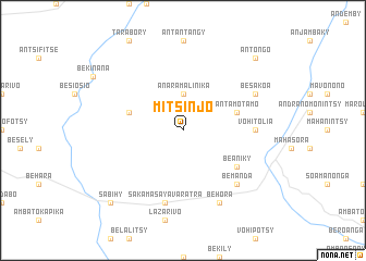 map of Mitsinjo