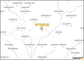 map of Mitsinjo