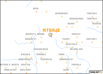 map of Mitsinjo