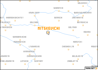 map of Mitskevichi