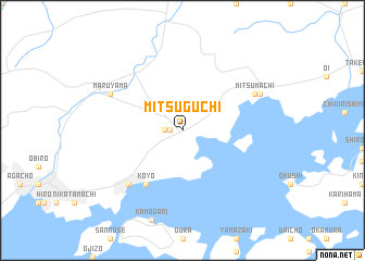 map of Mitsuguchi