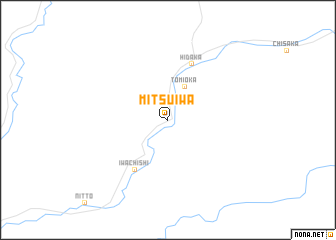 map of Mitsuiwa