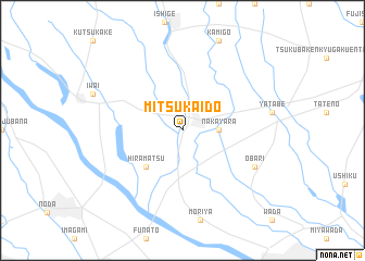 map of Mitsukaidō