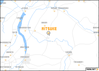 map of Mitsuke