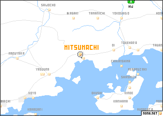 map of Mitsumachi