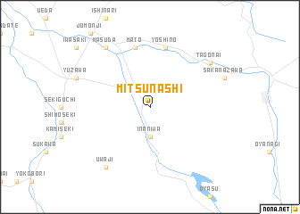 map of Mitsunashi