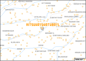 map of Mīt Suwayd wa Ţubayl