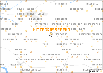 map of Mittegroßefehn